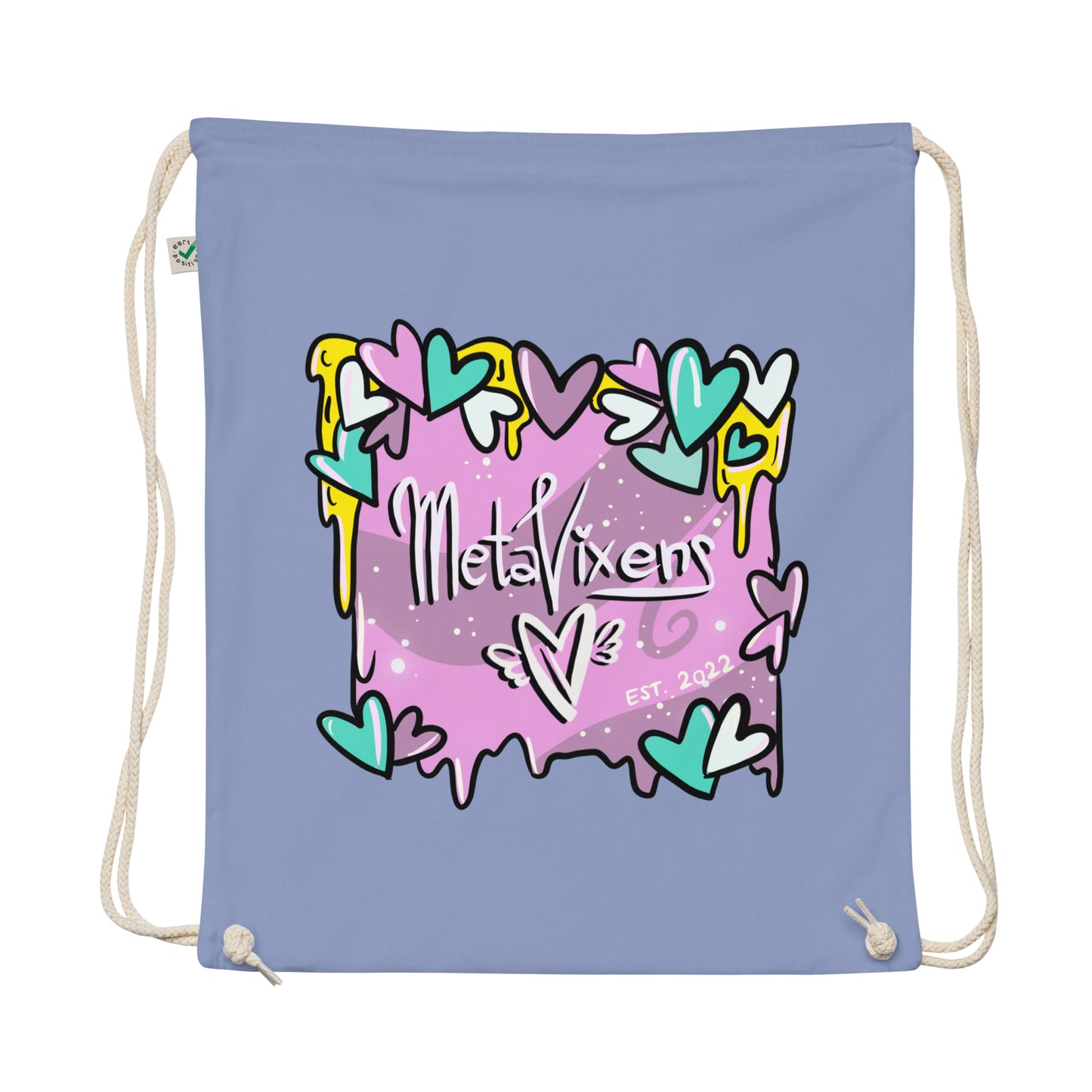 MV Hearts Drawstring Bag